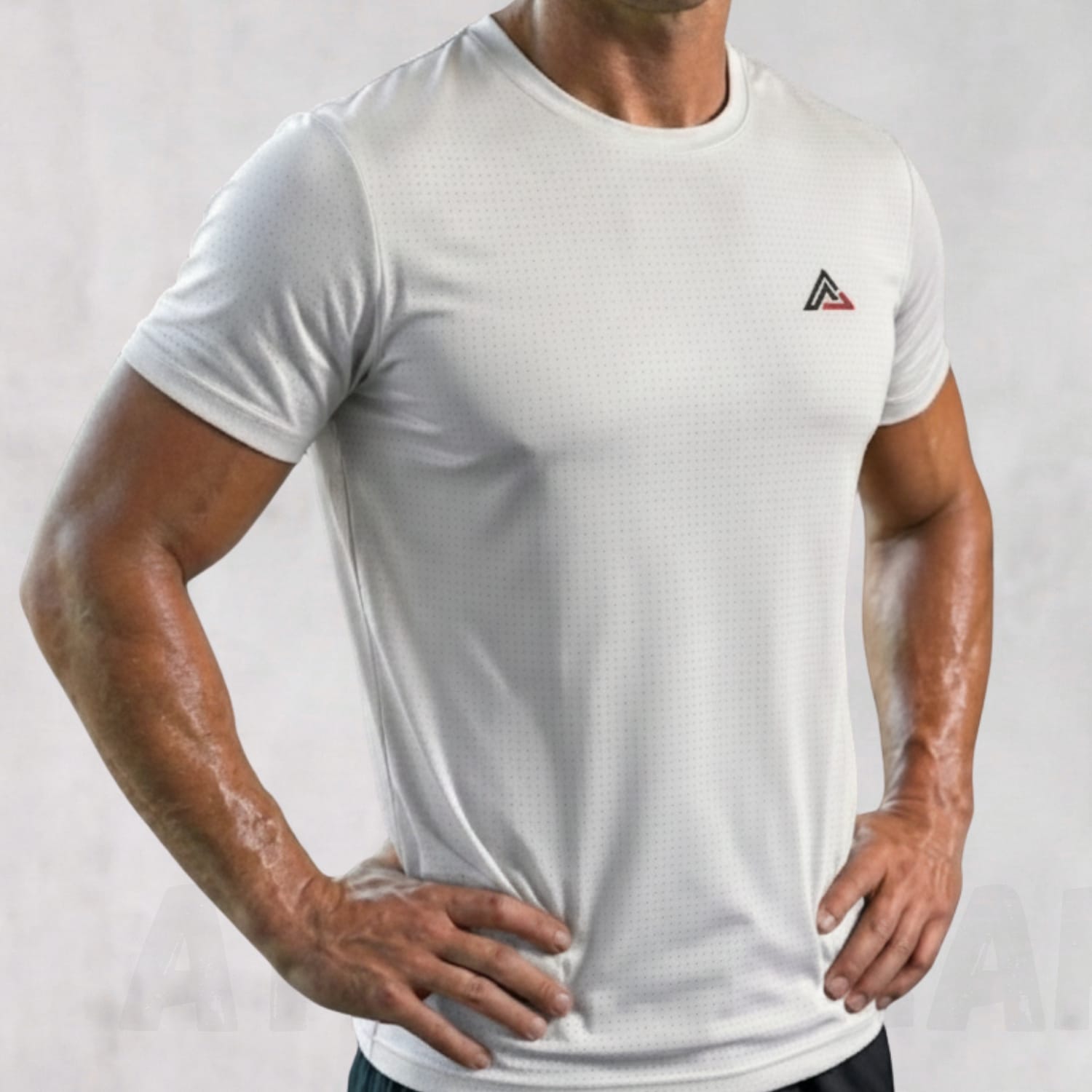 Remera deportiva blanca Atlaswear